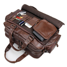 Genuine Leather Casual Big Men Leather Handbag S648-40 Vintage Messenger Shoulder Bags Briefcases Bags Laptop Bag 2024 - buy cheap