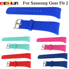 Fashion Watch Bands Luxury Silicone Watch Replacement Band Strap for Samsung Gear Fit 2 SM-R360 Sport Watch Straps wristband 2024 - buy cheap
