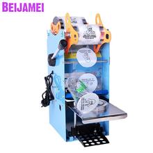 BEIJAMEI High Cup 95mm 90mm Manual Plastic Cup Sealer Sealing Machine Juice Bubble Tea Paper Yogurt Cup Sealer Sealing Machine 2024 - buy cheap