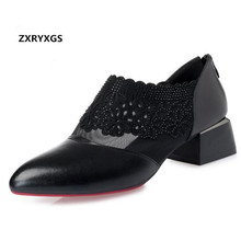 Zxryxgs marca sandálias de malha strass sapatos femininos sandálias da moda 2022 novo verão apontou sapatos salto alto sandálias femininas 2024 - compre barato