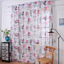 2018 sheer tulle curtains for bedroom rideaux rose cake window Curtains for Living Room kitchen curtains Kitchen tulles 1pc 2024 - buy cheap