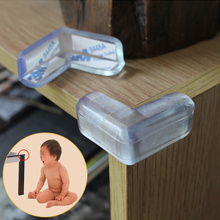 4 PCS/ Lot  PVC Soft Transparent Baby Children Kids Safe Bed Table Desk Corner Protection Cover Furniture Accessories 2024 - buy cheap