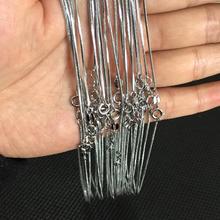 20pcs/lot 17'' Inch Crimps Spring Round Circle Clasps Snake Chains For Charms Pendants Necklaces DIY Jewelry Making Findings 2024 - buy cheap