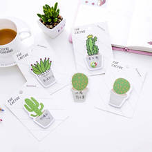 Decoratin Cactus Self-Adhesive Memo Pad Sticky Notes Notebook Office Stationery and School Supplies 1PCS/30 Pages 2024 - buy cheap