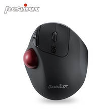 Germany Perixx PERIMICE-517/PERIMICE-717 wired / wireless ergonomic track ball mouse professional mice for drawing Mute button 2024 - buy cheap