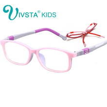 IVSTA-gafas ópticas TR90 para niños y niñas, lentes con diseño colorido de goma y silicona, TR90, 6006 2024 - compra barato