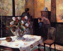 Fine art modern Interior Of The Painters House Rue Carcel by Paul Gauguin paintings Hand painted High quality 2024 - buy cheap