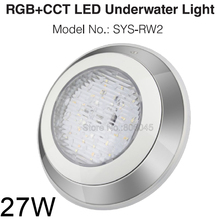 Milight SYS-RW2 27W RGB+CCT LED Underwater Light IP68 Waterproof Support 2.4G Remote / DMX512 / WiFi APP Alexa Voice Control 2024 - buy cheap