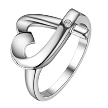 Индивидуальное сердце любовь оптовая продажа 925 ювелирные изделия посеребренное кольцо, модное Ювелирное кольцо для женщин,/MCWYFIXO KDPPOXKL 2024 - купить недорого