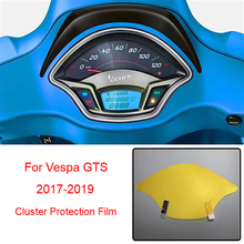 Motocicleta Velocímetro Cluster Scratch Protetor de Tela Película de Proteção película de TPU Claro Para Vespa GTS 2017 2018 2019 2024 - compre barato