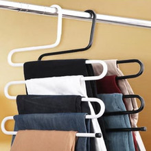 Pants Hangers Magic Multifunction Practical Convenient 5 Layers Tie Towels Belt Trousers Pants Closet Hanger Racks 2024 - buy cheap