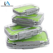 Maximumcatch Fly Fishing Box Easy-grip Silicone Insert Tackle Boxes Double Side Clear Lid Fly Box 2024 - buy cheap
