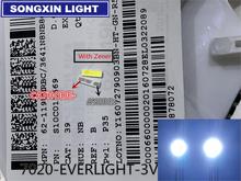 500pcs For LED LCD Backlight TV Application LED Backlight 0.5W 3V 7020 Cool white EVERLIGHT 62-119UMRBC LCD Backlight for TV 2024 - buy cheap