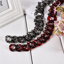 DIY Resin Ornaments Package Chain Chain Necklace Straps Second Gram Force Woman Bag Chain Parts Foreign Trade 2024 - buy cheap