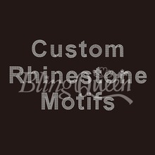 BlingQueen 25PCS/LOT Custom Rhinestone Motifs Hot Fix Iron On Strass Transfers 2024 - buy cheap