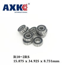 Axk R10 2rs Bearing R10-2rs Miniature Deep Groove Ball Bearing 15.875*34.925*8.731mm 2024 - buy cheap