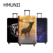 HMUNII New Travel Thicken Elastic Giraffe Luggage Suitcase Protective Cover, Apply to 18-32inch Cases, Travel Accessories 2019 2024 - buy cheap