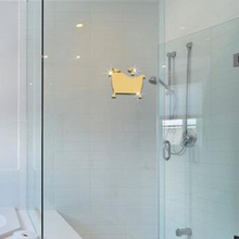Adesivo espelho para decoração de casa e banheiro, decalque de parede 3d porta de banheiro divertido, wc 2024 - compre barato