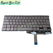 UX490 Hungary keyboard backlight for ASUS ZenBook 3 Deluxe UX490CA UX490UA Hungarian HU platinum silver SN2561BL3 86730 2GA 2024 - buy cheap