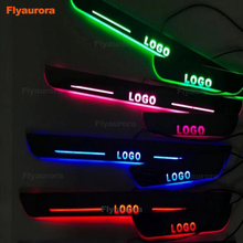 LED Door Sill Scuff Plate Guards Door Sills Car Accessories for BMW 1/2/3/5Series X5 X6 F10 F11 F15 F16 F20 F21 F30 E60 E70 E90 2024 - buy cheap