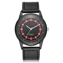 2018 New Top Luxury Brand Leather Strap Sports Watches Men Quartz Clock Sports Military Wrist Watch Relogio masculino saat  #D 2024 - buy cheap