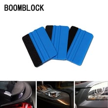 1pcs 10cm*7.3cm Blue Scraper with felt edge Car tools For Volkswagen BMW E46 E39 Mini Cooper Audi A4 B6 B8 A5 Ford Fiesta Kuga 2024 - buy cheap