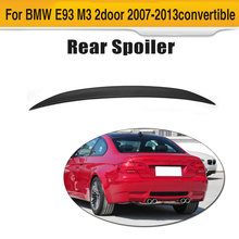3 Series FRP Unpainted Black Primer Car Rear Trunk Lip Spoiler for BMW E93 Coupe Convertible M3 325i 328i 330i 335i 07-13 2024 - buy cheap