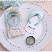 40pcs  Flip flops bottle opener wedding favors and gift gift packaging giveaways for guest 2024 - buy cheap