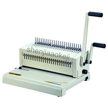 A4 paper Comb binding machine adjustable Rubber ring binding machine glue punch machine bookbinding machine 1pc 2024 - buy cheap
