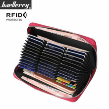 Baellerry New Genuine Leather Women Wallet RFID anti magnetic Ladies Long Style Multi-functional Purse Female Clutch Card Holder 2024 - buy cheap