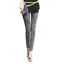 Модные облегающие женские эластичные джинсы, женские леггинсы, повседневные тонкие брюки-карандаш, обтягивающие эластичные леггинсы из искусственного денима, 3 вида, 2018 2024 - купить недорого