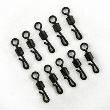 100PC Large long body Q-Shaped Black Color Quick Change Swivels For Carp Fishing  Size 8# Fishing Accessories Pesca Accesorios 7 2024 - buy cheap