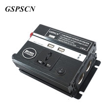 GSPSCN Car Power Inverter DC 12V to AC 220V Multifunction Portable Mini Car Inverter with 2 USB Port Charger Travel Converter 2024 - buy cheap