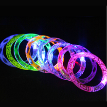 Бесплатная доставка 20 шт./лот Хрустальный светодиодный браслет светящийся мигающий браслет для KTV Bar вечерние детские игрушки подарки 2024 - купить недорого