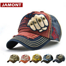 Jammont-Gorras de béisbol a la moda para hombre y mujer, gorros de marca Snapback, gorra ajustada con patrón de puño de algodón, informal, Unisex 2024 - compra barato