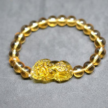 1PC Fashion Imitating Beaded Bracelets Yellow Pi Xiu Bracelet Bead For Wealth Luck Charm Jewelry Gift QLY9358 2024 - buy cheap