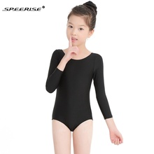 SPEERISE Leotard for Girls Toddler Long Sleeve Gymnastics Leotards Kids Belly Dancing Bodysuit Ballet Dance Costume 2024 - buy cheap