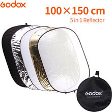 Godox 39" * 59" 100 x 150cm 5 in 1 Portable Collapsible Light Oval Photography/Photo Reflector for Studio 2024 - buy cheap
