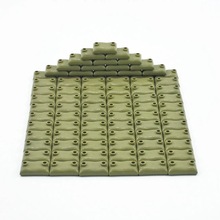 Блокировочные блоки 10 шт./компл. Военный Набор MOC Sandbag WW2 распродажа строительных блоков игрушки для детей сборные армейские игрушки SWAT 2024 - купить недорого