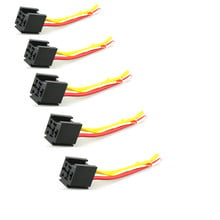 12V Car Relay  Socket Harness with 11AWG and 18AWG Gauge Wire Car Relay Socket Harness 60A 70A 80A Universal 2024 - buy cheap