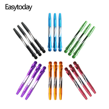 Easytoday-Juego de dardos de aluminio, accesorios profesionales, seis colores, eje de dardos, 18 unidades, venta al por mayor 2024 - compra barato