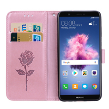 Funda de lujo para Huawei P Smart, carcasa de cuero con tapa, tipo billetera, para Huawei FIG-LX1 Enjoy 7S 2024 - compra barato