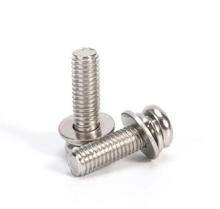 20pcs M4 stainless steel Phil-Slot screw Round head nickel plated three combination screws furniture  bolts 20mm-35mm length 2024 - buy cheap