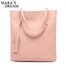 Mara's Dream, модные женские сумки на плечо, искусственная кожа, большая вместительность, повседневная сумка-тоут, высокое качество, комбинированные женские сумки, сумки 2024 - купить недорого