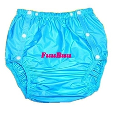 Бесплатная доставка, FUUBUU2203-Blue-L-1PCS подгузники для взрослых, одноразовые подгузники, пластиковые подгузники, штаны, шорты из ПВХ 2024 - купить недорого