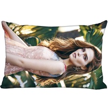 Custom Zoey Deutch Pillowcase Bedroom Home Office Decorative Pillow Cover  Fabric Rectangle Zipper Pillow Cases 40x60CM,50X75CM 2024 - buy cheap