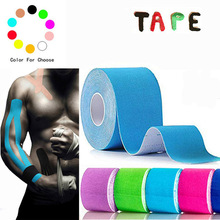 Taping Athletic Kinesiology Tape 5m x 5cm Elastic Adhesive Strain Injury muscle Sticker Muscle Bandage Sport Roll Cotton 2024 - buy cheap