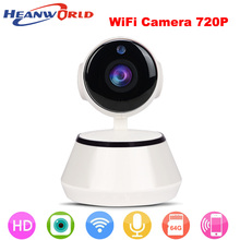 Heanworld-cámara de vigilancia de seguridad para el hogar, inalámbrica, 720P, HD, IP, PTZ, P2P, VERSIÓN NOCTURNA, Monitor de bebé 2024 - compra barato