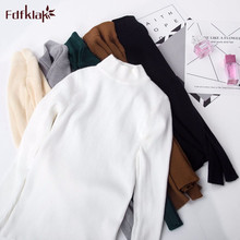 Fdfklak-suéter de punto para mujer, Jersey cálido de calle, primavera y otoño 2024 - compra barato