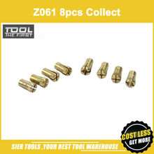 Free Shipping!/Z061 8PCS Collet Set/8PCS Collet/1-6mm chuck/Zhouyu Accessory 2024 - buy cheap